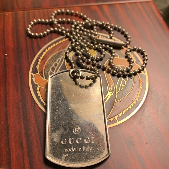 Gucci Dog Tag Necklace - Picture 6 of 11